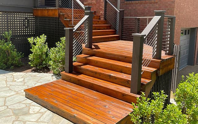 Beautiful stained and sealed deck — SealantPro Group Lake Norman NC